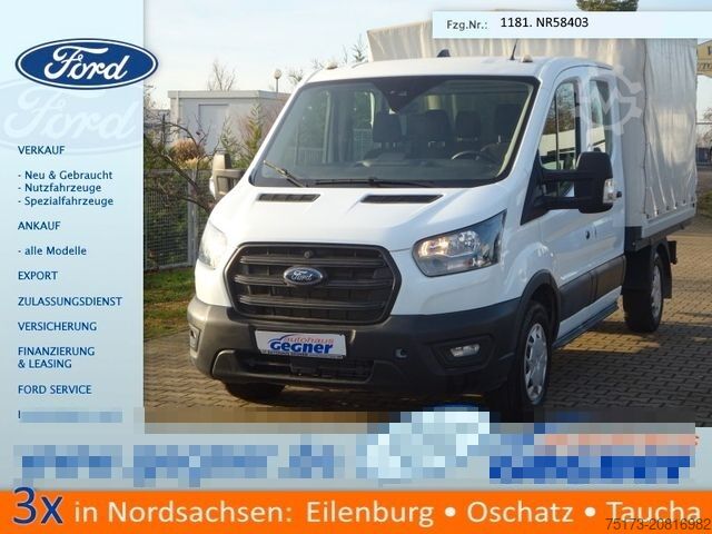 Transporter mit Pritsche & Plane FORD Transit Doka Pritsche 350 L2 Trend 130PS 4x4