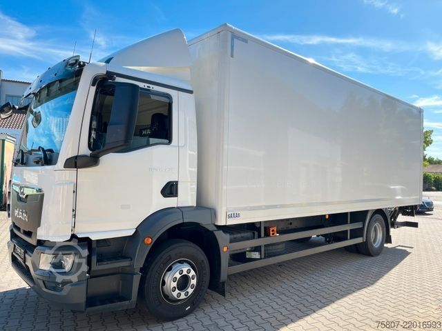 Box truck MAN TGM 15.290 LL Koffer 7,10m LBW Anhängervorrüst.