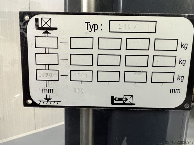 L 16 AS (K) * DEMO !! NEUE Batterie !! LINDE L 16 AS ( K ) * DEMO !!  NEW battery !!
