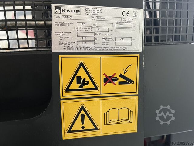 L 16 * KAUP - DRUM clamp * DEMO !!! LINDE L 16 * KAUP - DRUM  clamp * DEMO !!