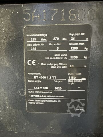 ET 4000 - 1.2 * DEMO !! Triplex FFL !! CROWN ET 4000 - 1.2  * DEMO !! Triplex FFL !!