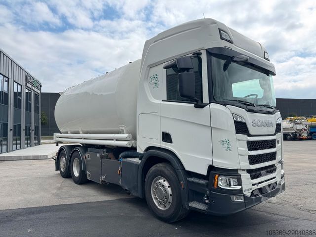 Tanker truck SCANIA R500 NGS 6x2 26 m3 Silo + HMK Bilcon Silotrailer