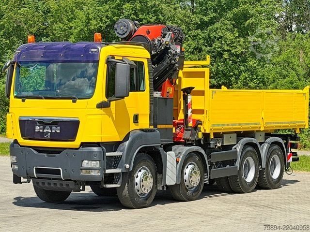 Truck mounted crane MAN TGS 41.480 * PK 36002 + JIB 060B + FUNK * 8x4