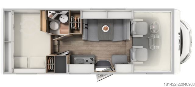 Alcove camper SUNLIGHT Root A 7010