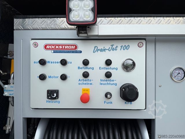 Vacuum tank truck MERCEDES-BENZ Sprinter 417 CDI / Rockstroh Drain-Jet 100-1