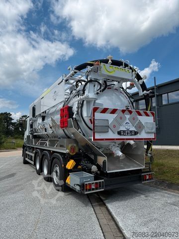 Vacuum tank truck MERCEDES-BENZ AROCS 3545 L 8x4 BL - Kroll ADR Sauger WRP