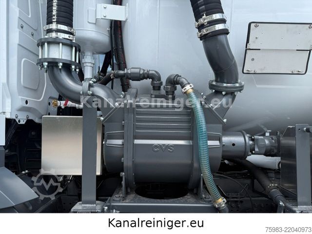 Vacuum tank truck MERCEDES-BENZ AROCS 3545 L 8x4 BL - Kroll ADR Sauger WRP