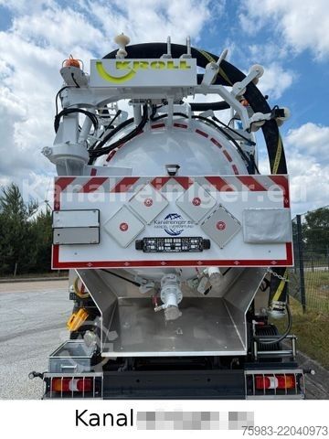 Vacuum tank truck MERCEDES-BENZ AROCS 3545 L 8x4 BL - Kroll ADR Sauger WRP