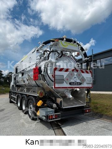 Vacuum tank truck MERCEDES-BENZ AROCS 3545 L 8x4 BL - Kroll ADR Sauger WRP
