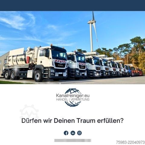 Vacuum tank truck MERCEDES-BENZ AROCS 3545 L 8x4 BL - Kroll ADR Sauger WRP