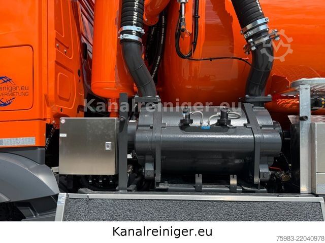 Vacuum tank truck MERCEDES-BENZ Arocs 3551 8x4 BL Kroll Wasserrückgewinner