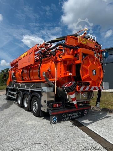 Vacuum tank truck MERCEDES-BENZ Arocs 3551 8x4 BL Kroll Wasserrückgewinner