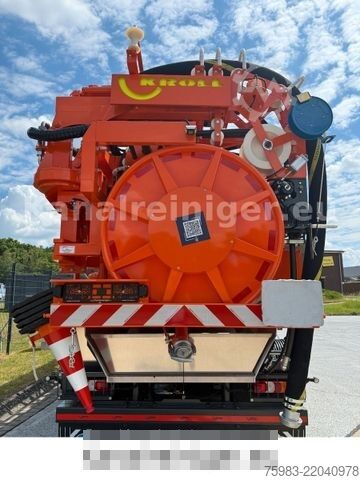 Vacuum tank truck MERCEDES-BENZ Arocs 3551 8x4 BL Kroll Wasserrückgewinner