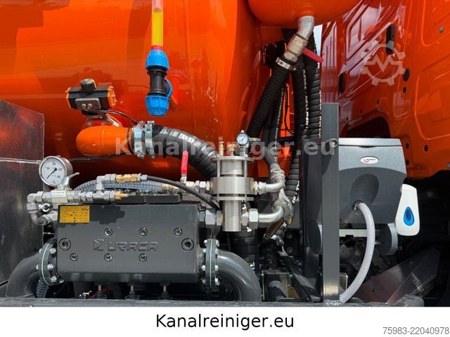 Vacuum tank truck MERCEDES-BENZ Arocs 3551 8x4 BL Kroll Wasserrückgewinner