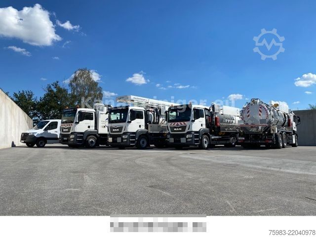 Vacuum tank truck MERCEDES-BENZ Arocs 3551 8x4 BL Kroll Wasserrückgewinner