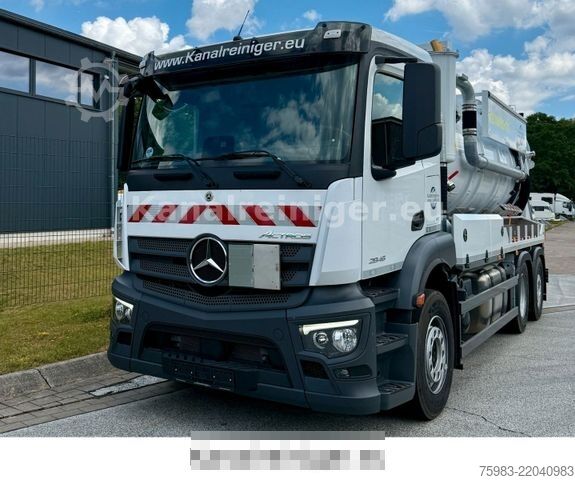 Vacuum tank truck MERCEDES-BENZ AROCS 2646 6x2 / Sauger KRÜGER SSP 14-1