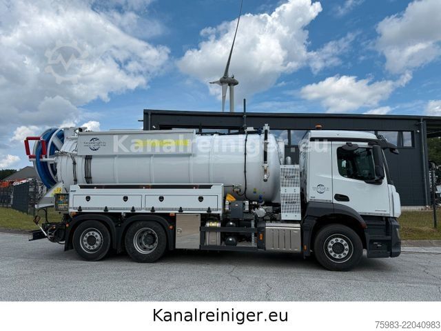 Vacuum tank truck MERCEDES-BENZ AROCS 2646 6x2 / Sauger KRÜGER SSP 14-1