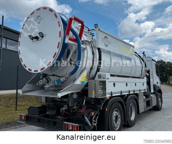 Vacuum tank truck MERCEDES-BENZ AROCS 2646 6x2 / Sauger KRÜGER SSP 14-1