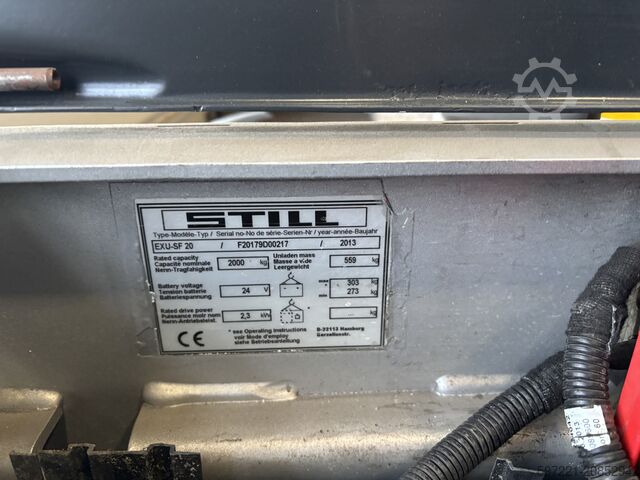Electric Pallet Trucks Still EXU-SF20 silver refurbished Still Still EXU-SF20