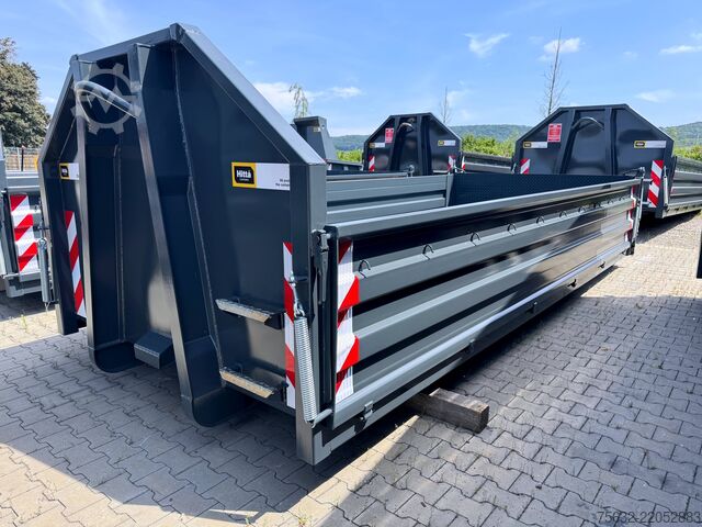 11m3 roll-off container/ combi flap Hitta 5,5m Bordwandcontainer