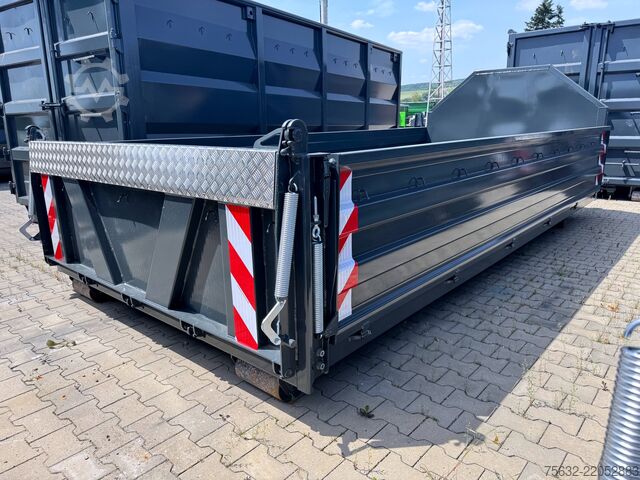 11m3 roll-off container/ combi flap Hitta 5,5m Bordwandcontainer