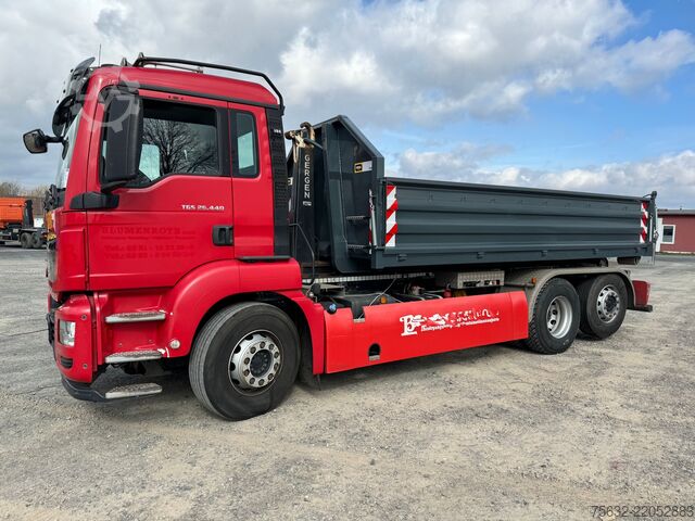 11m3 roll-off container/ combi flap Hitta 5,5m Bordwandcontainer