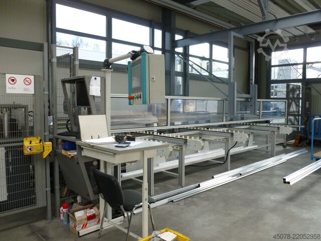 Saw-punching unit for aluminum profiles Pressta Eisele Säge-Stanzanlage