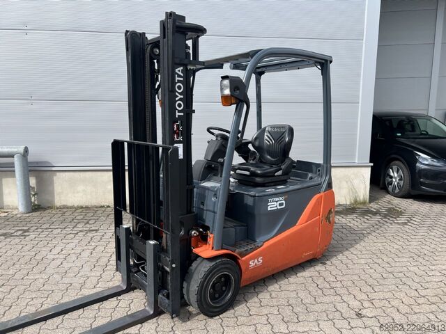 Elektro 3 Rad-Stapler Toyota 8 FBET 20