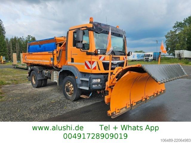 Dreiseitenkipper LKW MAN TGM 18.290 4X4 Meiler Kipper Winterdienst