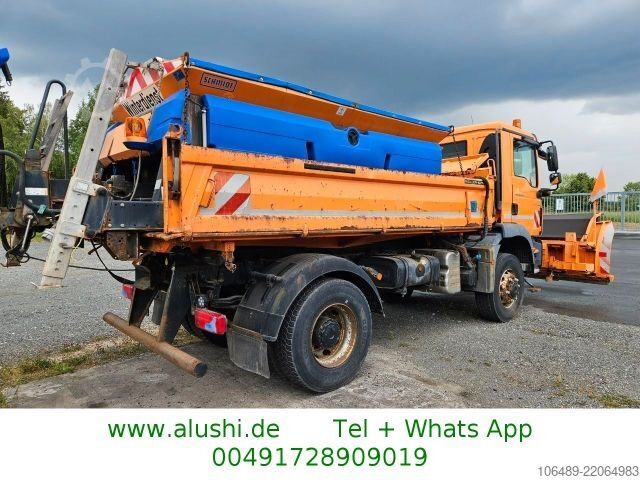 Dreiseitenkipper LKW MAN TGM 18.290 4X4 Meiler Kipper Winterdienst