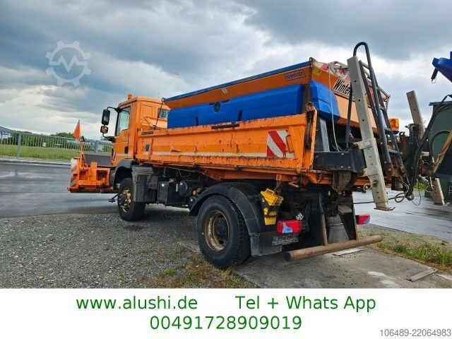 Dreiseitenkipper LKW MAN TGM 18.290 4X4 Meiler Kipper Winterdienst