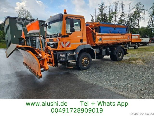 Dreiseitenkipper LKW MAN TGM 18.290 4X4 Meiler Kipper Winterdienst