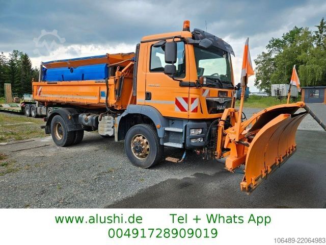 Dreiseitenkipper LKW MAN TGM 18.290 4X4 Meiler Kipper Winterdienst