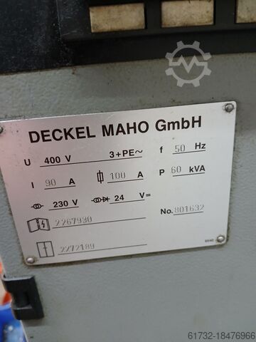 Fräsmaschine Deckel Maho DMC 100 V hi-dyn