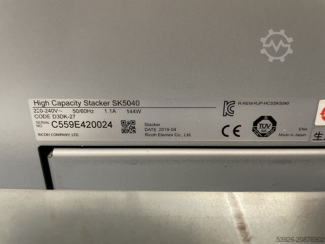 Digitaldruckmaschine Ricoh Pro C9200 incl. Fiery, Stacker, Finisher