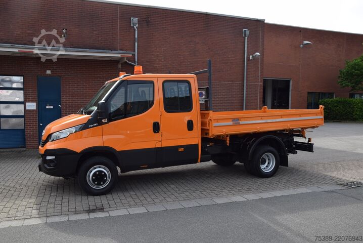 Transporter mit Kipper Iveco Daily  Doka 7-Sitzer Meiller Kipper AHK Standheiz