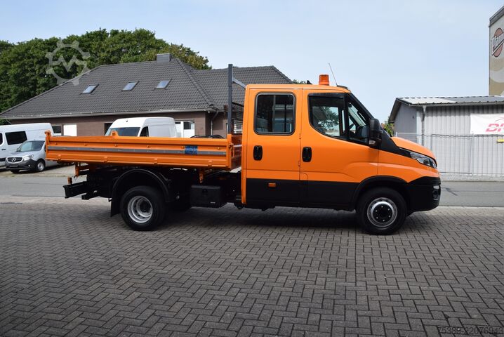 Transporter mit Kipper Iveco Daily  Doka 7-Sitzer Meiller Kipper AHK Standheiz