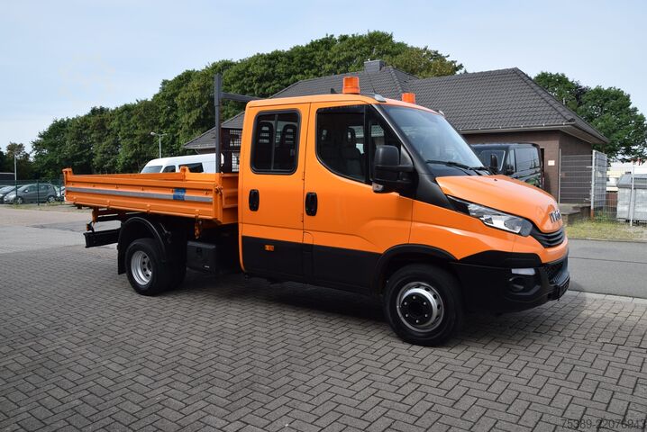 Transporter mit Kipper Iveco Daily  Doka 7-Sitzer Meiller Kipper AHK Standheiz