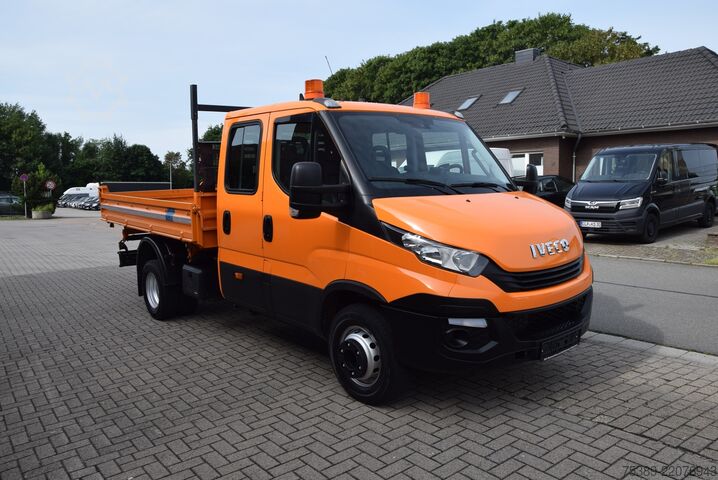 Transporter mit Kipper Iveco Daily  Doka 7-Sitzer Meiller Kipper AHK Standheiz
