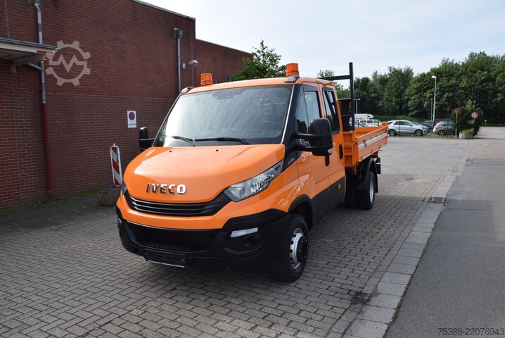 Transporter mit Kipper Iveco Daily  Doka 7-Sitzer Meiller Kipper AHK Standheiz