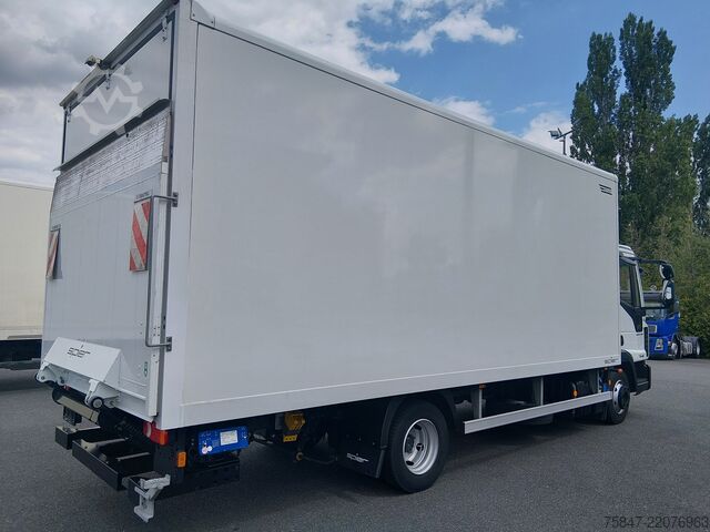 LKW mit Kofferaufbau Iveco EuroCargo ML 75 E 19/P LBW Rückfahrkamer