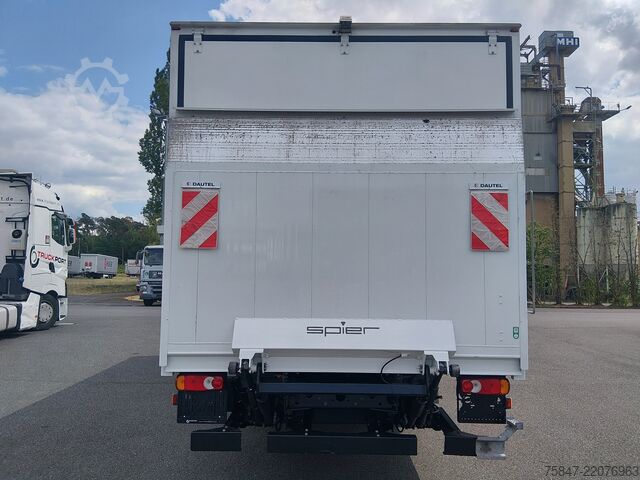 LKW mit Kofferaufbau Iveco EuroCargo ML 75 E 19/P LBW Rückfahrkamer