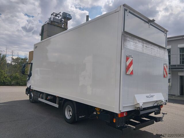 LKW mit Kofferaufbau Iveco EuroCargo ML 75 E 19/P LBW Rückfahrkamer