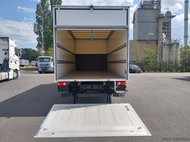 LKW mit Kofferaufbau Iveco EuroCargo ML 75 E 19/P LBW Rückfahrkamer