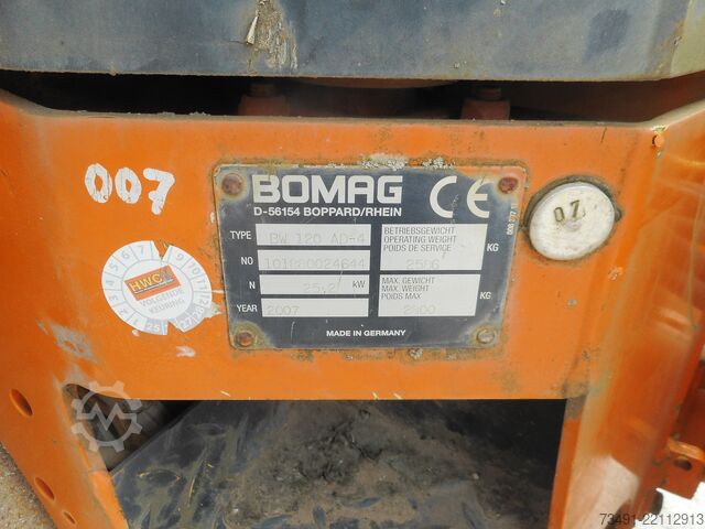 Tandem roller Bomag BW120 AD-4