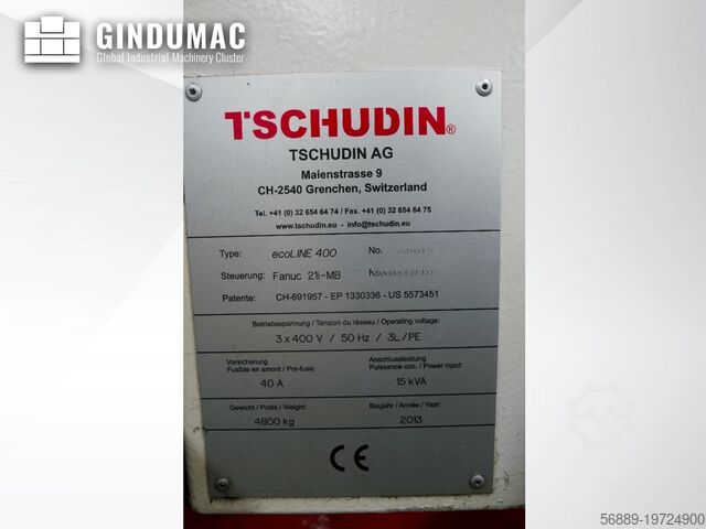 Centerless Grinding Machine TSCHUDIN ecoLine 400