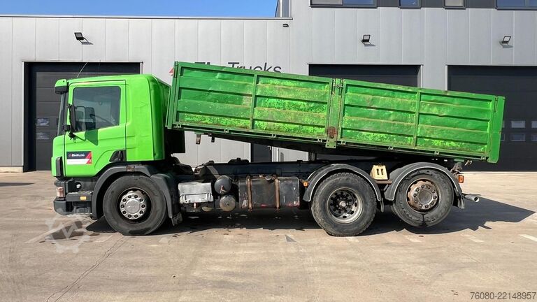 3-way tipper Scania 94 - 310 (POMPE MANUELLE / MANUAL PUMP / 6X2 / ...