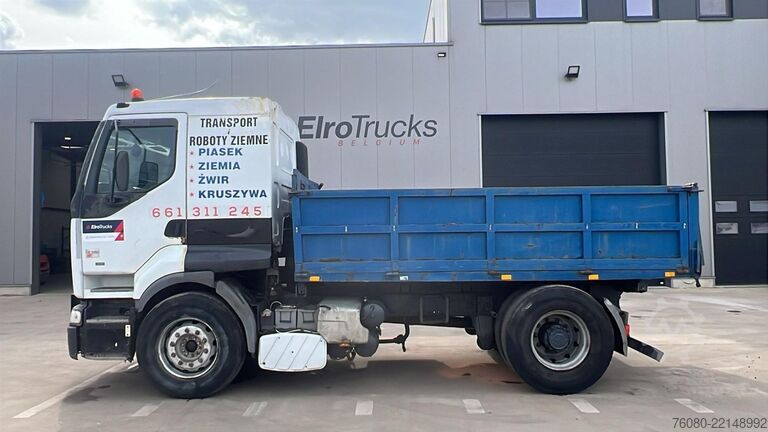 3-way tipper Renault Premium 340 (POMPE MANUELLE / MANUAL PUMP / GRA...