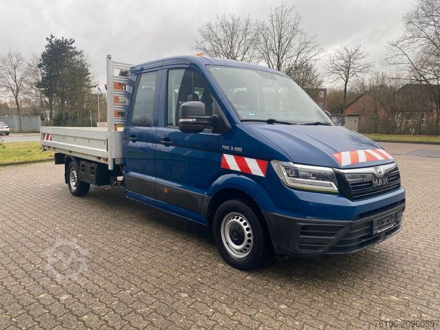 Pick-up van MAN TGE 3.180 Pristche mit Kran *Doppelkabine*Ahk*