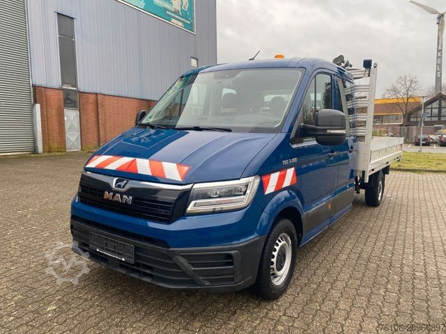 Pick-up van MAN TGE 3.180 Pristche mit Kran *Doppelkabine*Ahk*